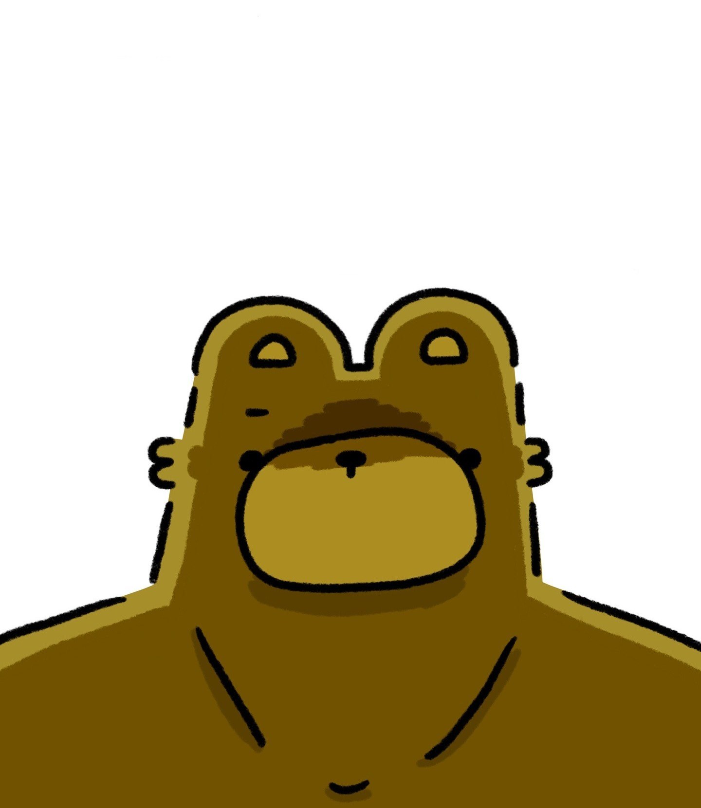 Close up of GomGom's face, locked in and focused